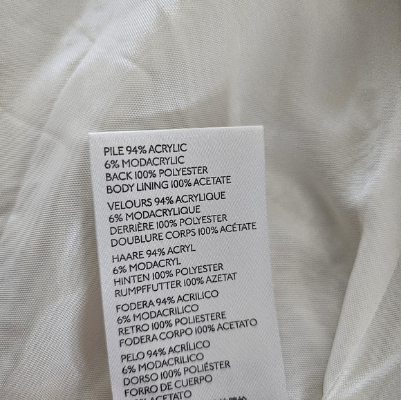 Anthropologie Faux Fur Sigrid Teddy Jacket - Picture 9 of 9